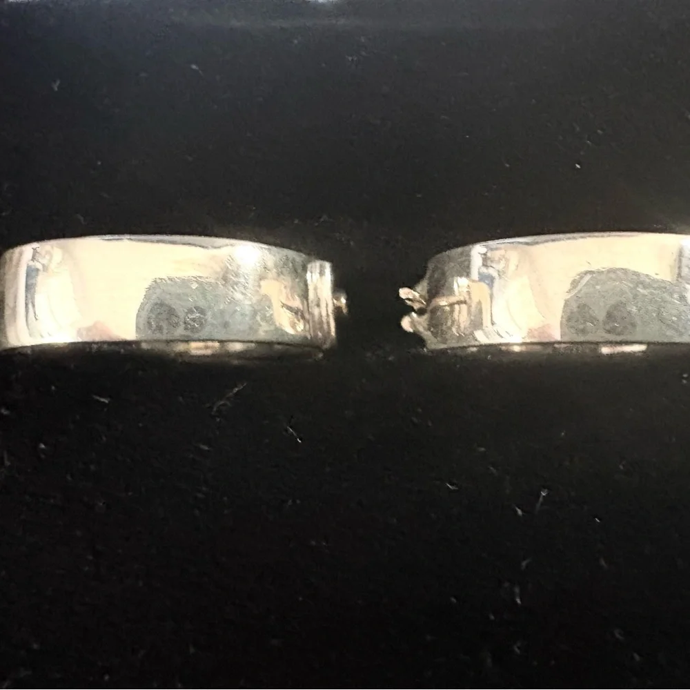 COACH Sterling 925 buckle earrings Vintage and Rare - Picture 7 of 8